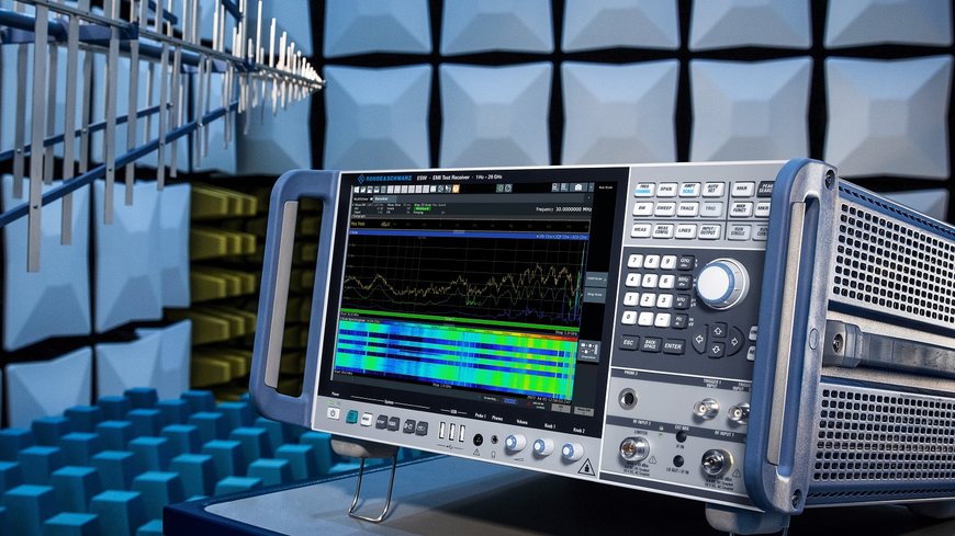 Rohde & Schwarz將R&S ESW EMI測試接收器頻寬擴充至1 GHz